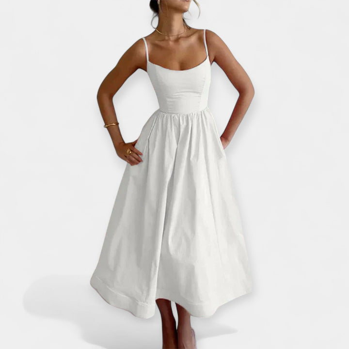 Shelley - Miniabito Con Scollo Rotondo e Spalline