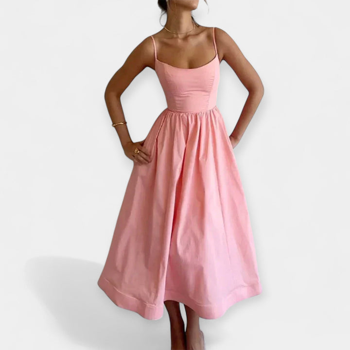 Shelley - Miniabito Con Scollo Rotondo e Spalline