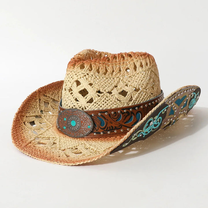 PrairieCrown - Cappello Da Cowboy Intrecciato