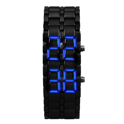 Veltrix - Orologio Con Display Digitale in Acciaio Inossidabile