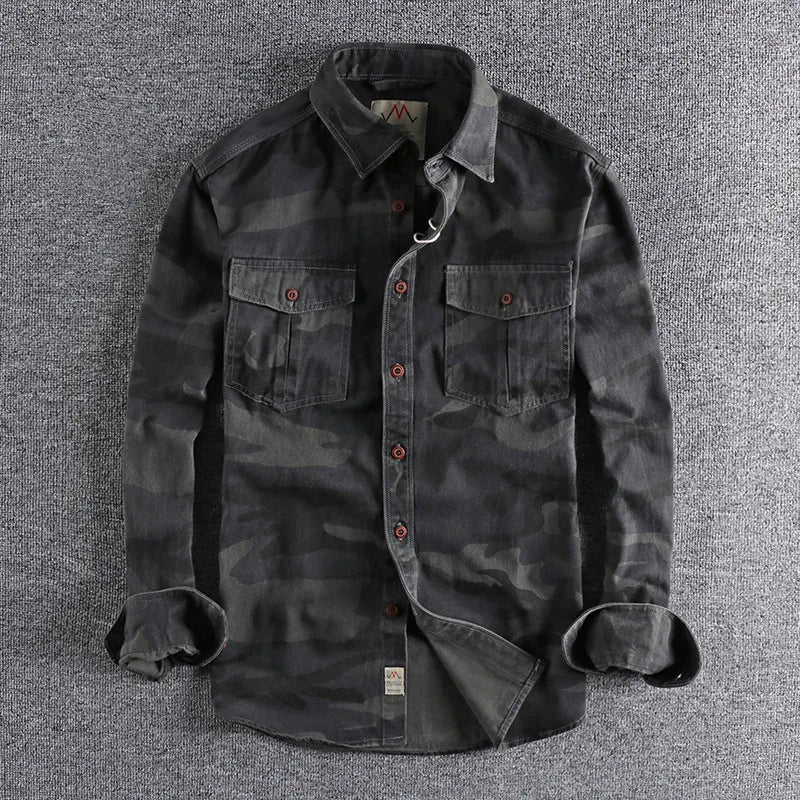 Firat - Camicia a Maniche Lunghe Con Bottoni