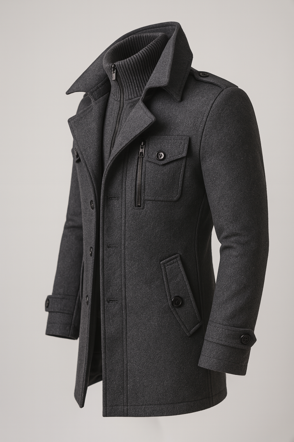Mykhailo - Cappotto Invernale Con Cerniera