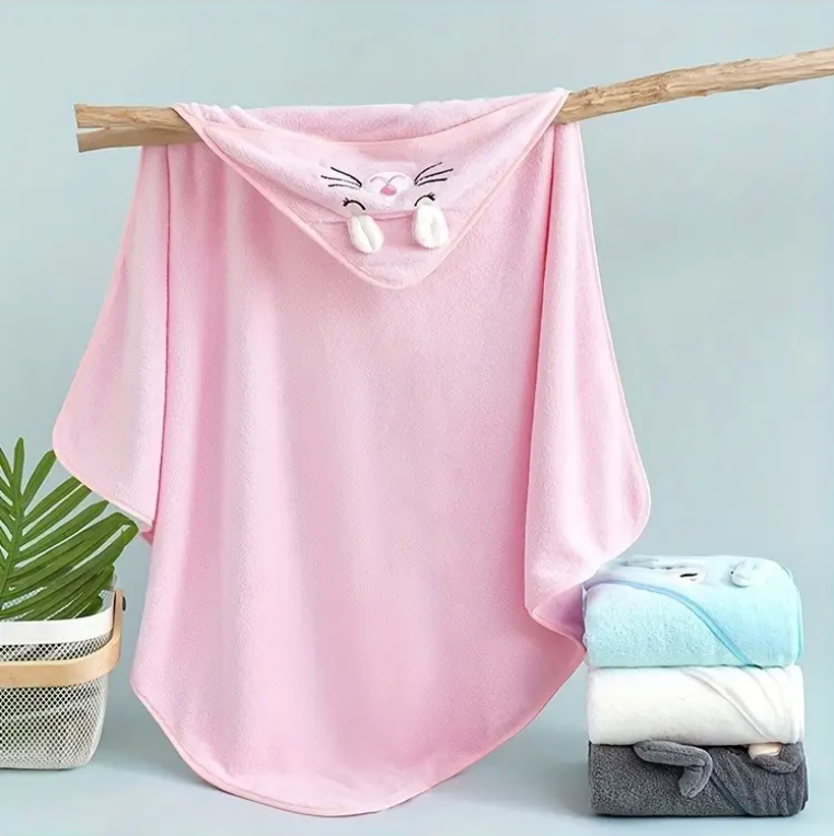 TinyTowel - Asciugamano Da Bagno Morbido e Assorbente Per Neonati