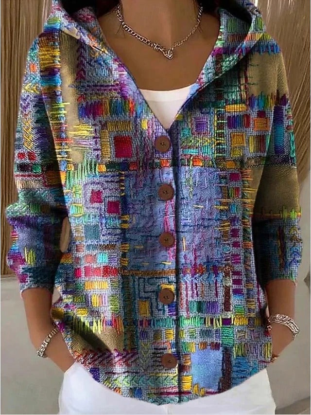Shaharit - Elegante Cardigan Accogliente Con Bottoni