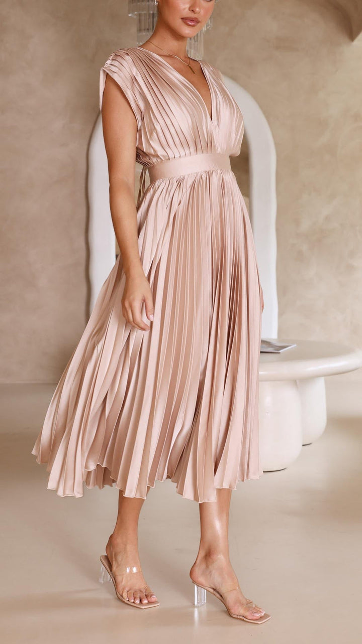 Iria - Abito Elegante a Pieghe