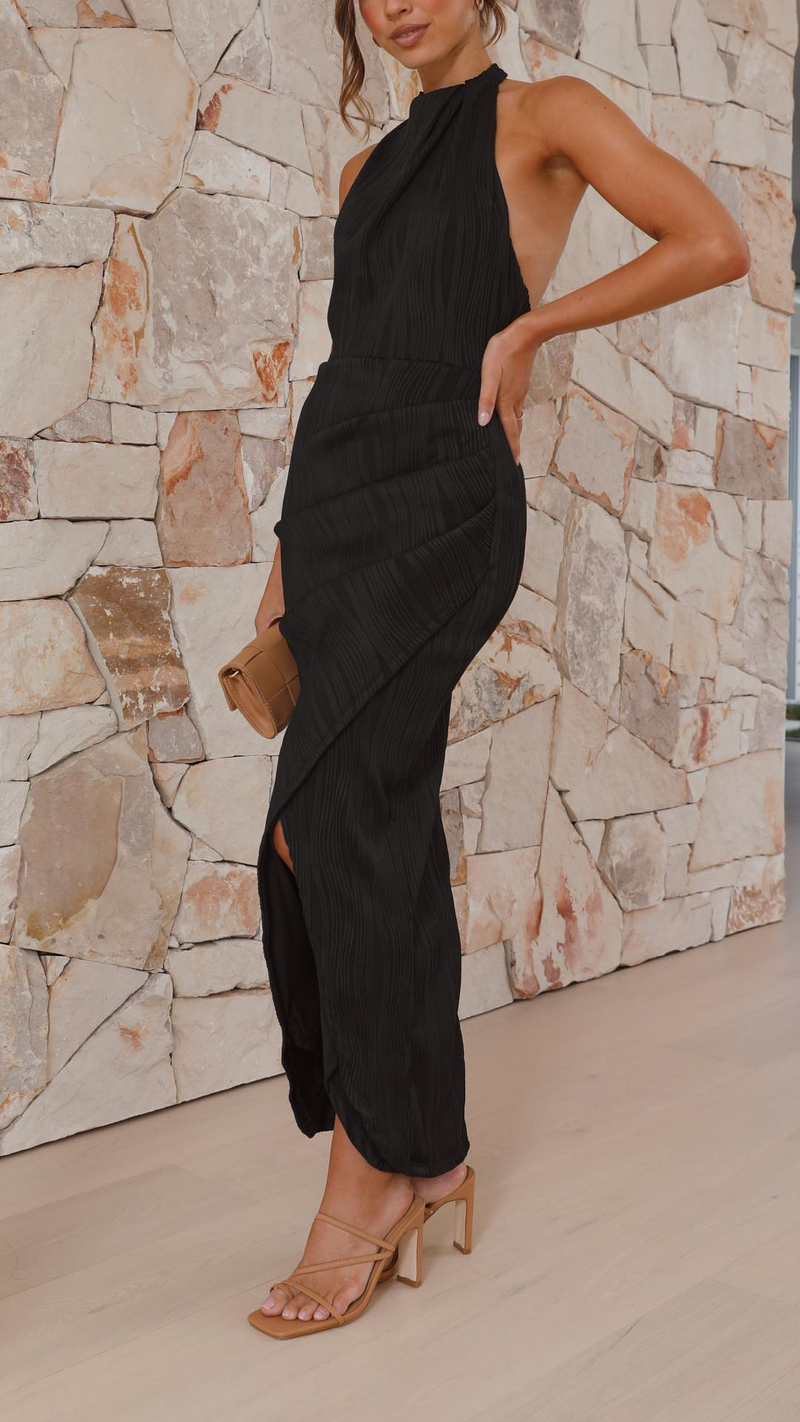 Elmera - Elegante Abito Senza Schienale