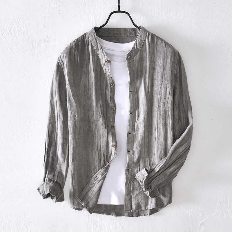 Murilo - Camicia Di Lino a Maniche Lunghe
