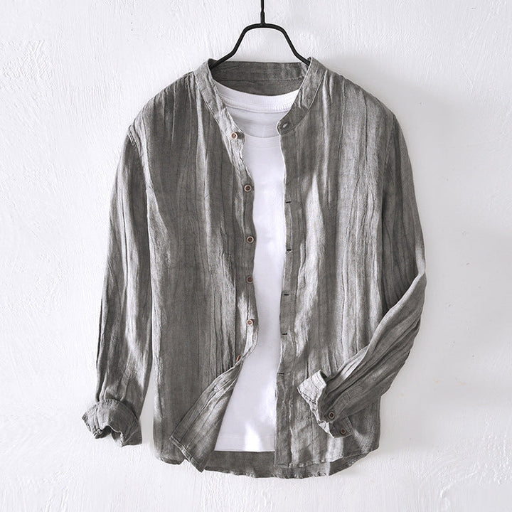 Murilo - Camicia Di Lino a Maniche Lunghe