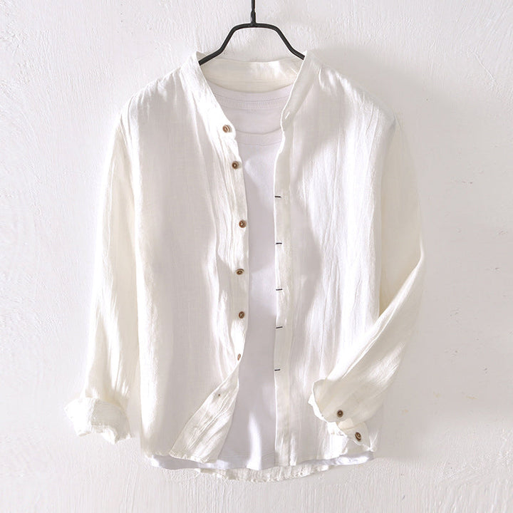 Murilo - Camicia Di Lino a Maniche Lunghe