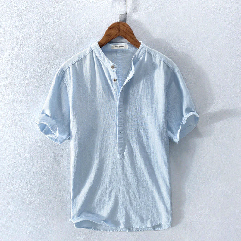 Zebulon - Camicia Casuale a Maniche Corte