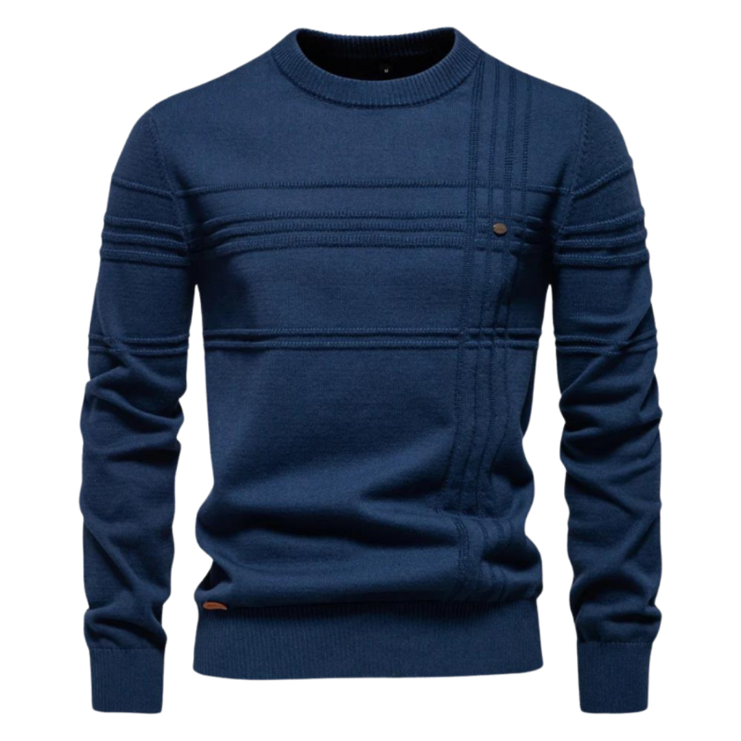 Maziarz - Elegante Maglione Con Motivo a Scacchi