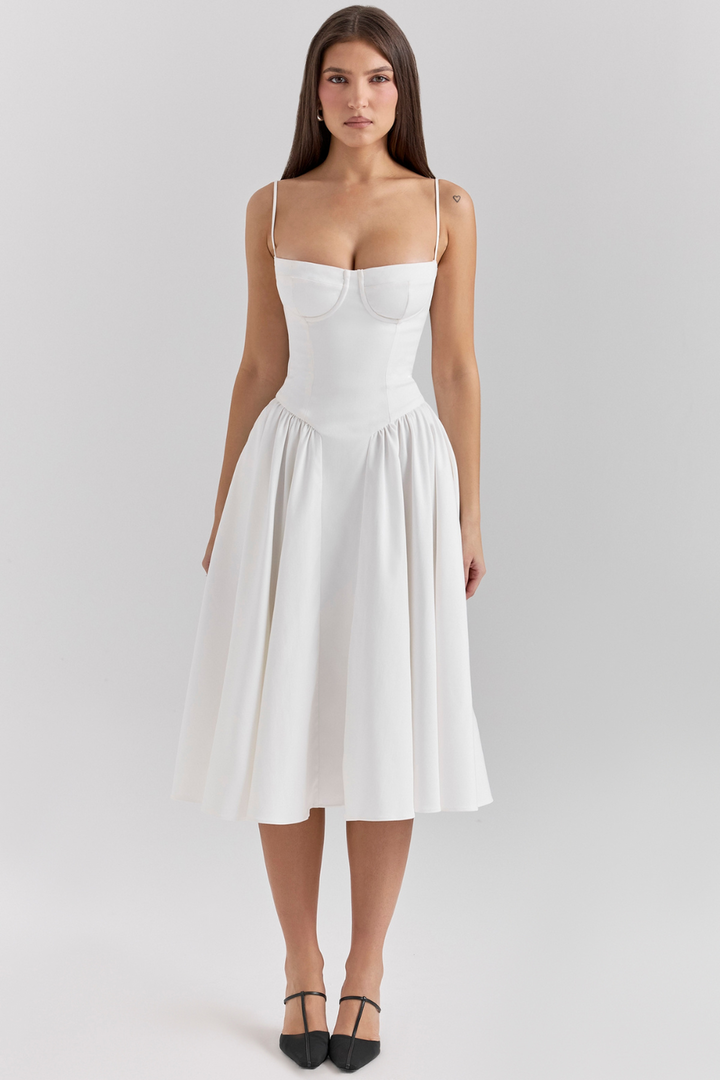 Maissa - Abito Midi Elegante Senza Maniche