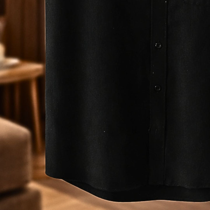 Sinzer - Camicia In Lino a Maniche Corte