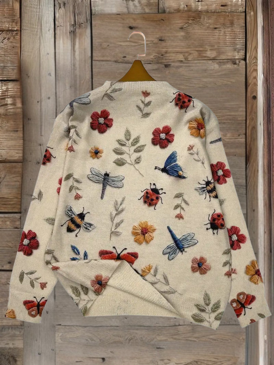 Dorenda - Maglione Casual a Maniche Lunghe Lavorato a Maglia