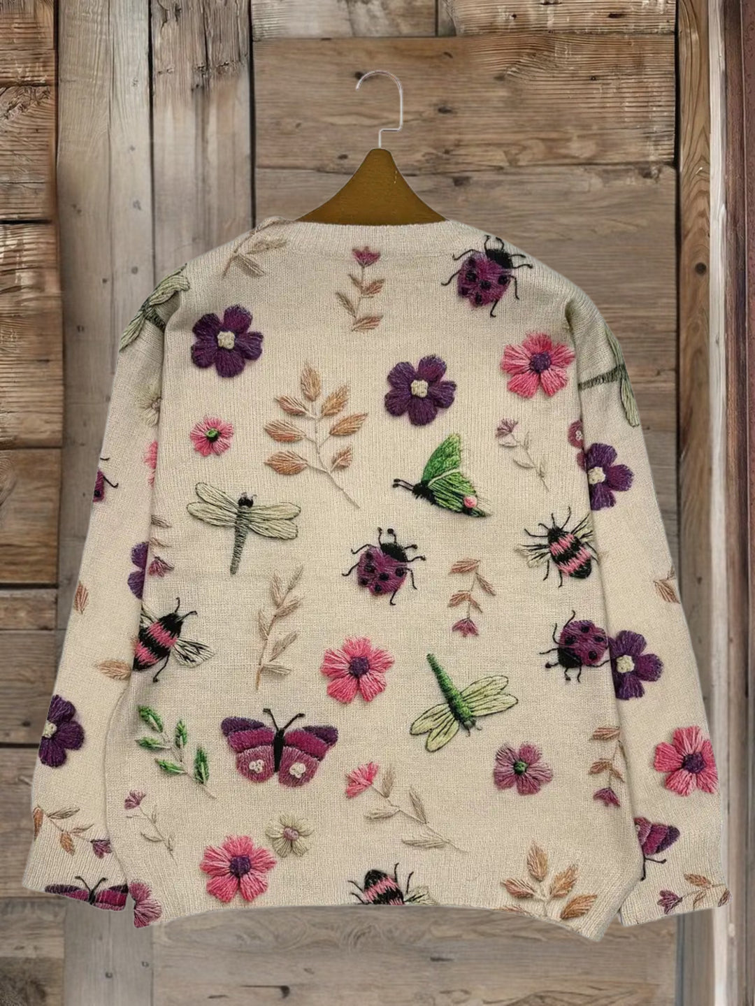 Dorenda - Maglione Casual a Maniche Lunghe Lavorato a Maglia