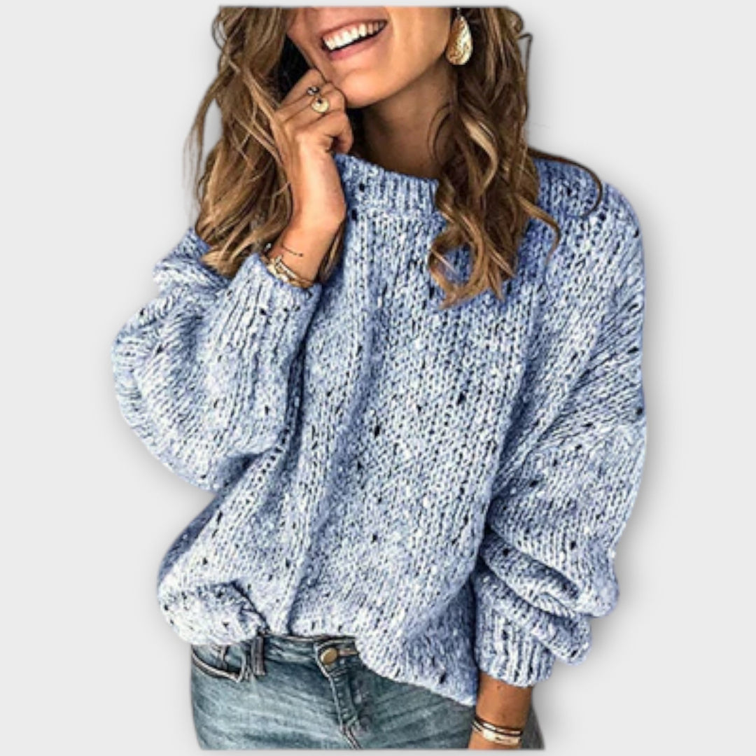 Lysithea - Maglione Lavorato a Maglia a Maniche Lunghe
