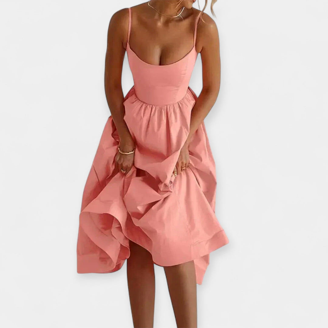 Shelley - Miniabito Con Scollo Rotondo e Spalline