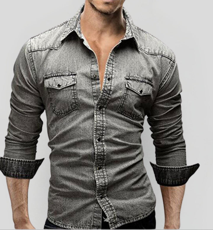 Macewan - Camicia In Denimo Elegante