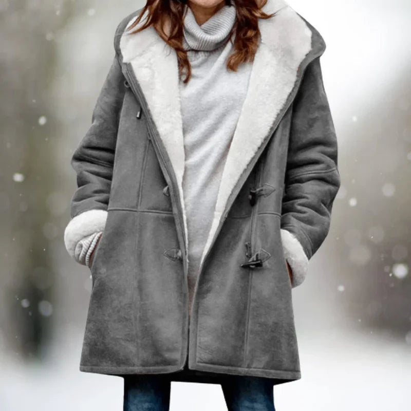 Adelaida - Cappotto In Pile Caldo Ed Elegante