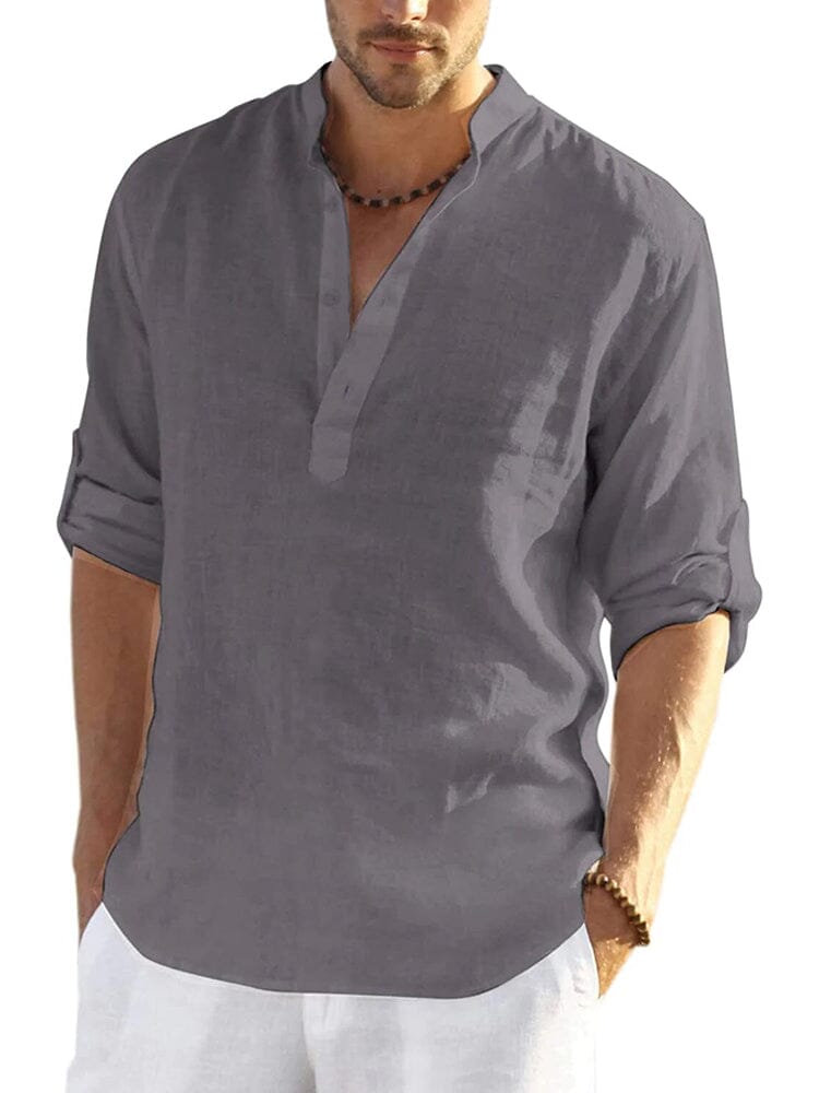 Panika - Camicia in Cotone e Lino