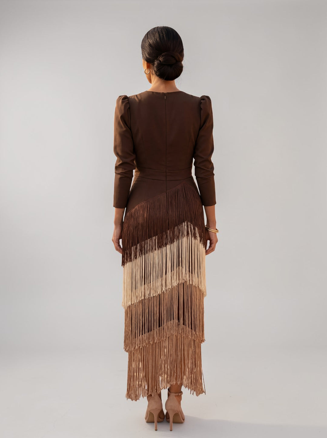 Rylanya - Elegante Abito Con Frange