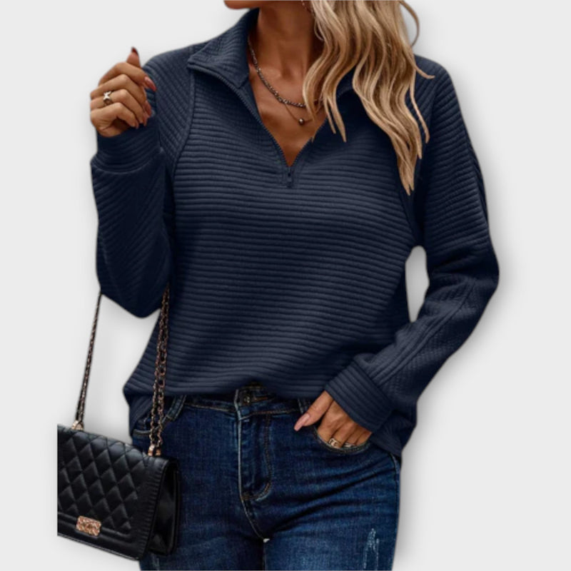 Romena - Maglione Con Collo e Zip