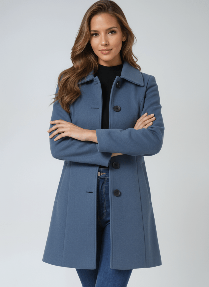 Stefenia - Cappotto Invernale Con Bottoni