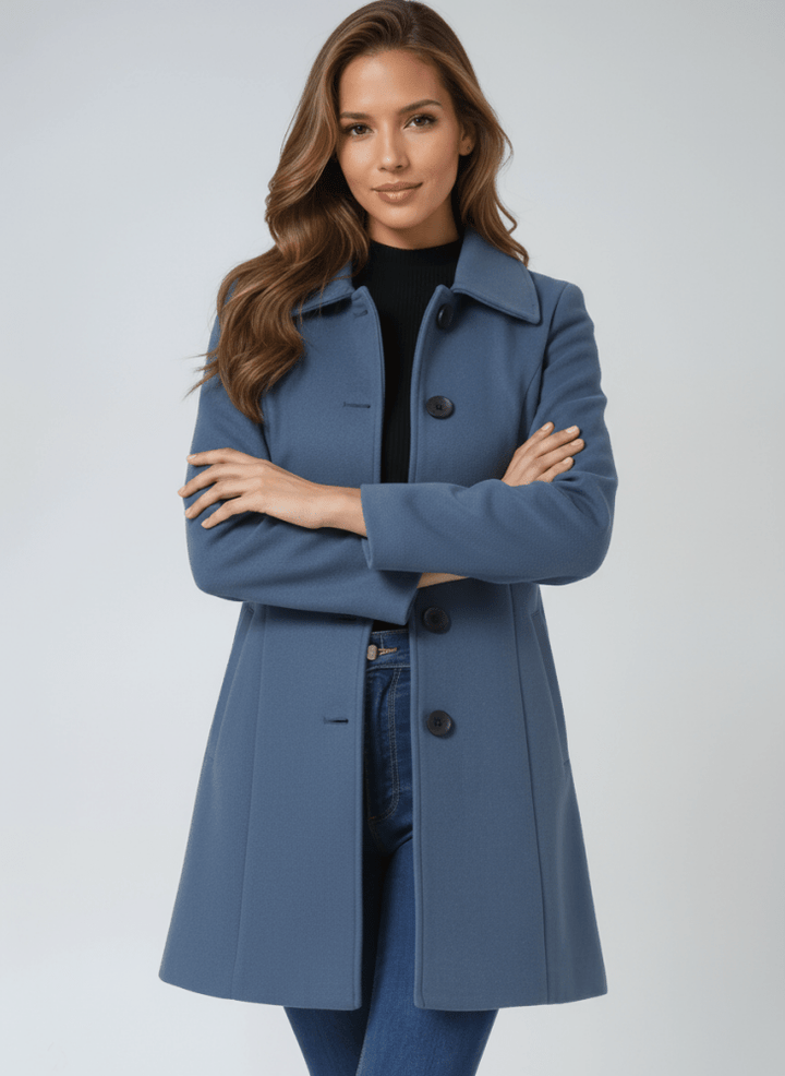 Stefenia - Cappotto Invernale Con Bottoni