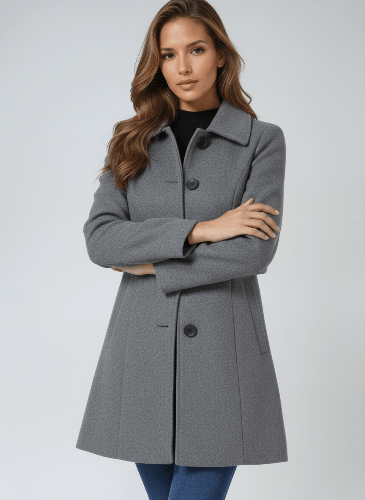 Stefenia - Cappotto Invernale Con Bottoni