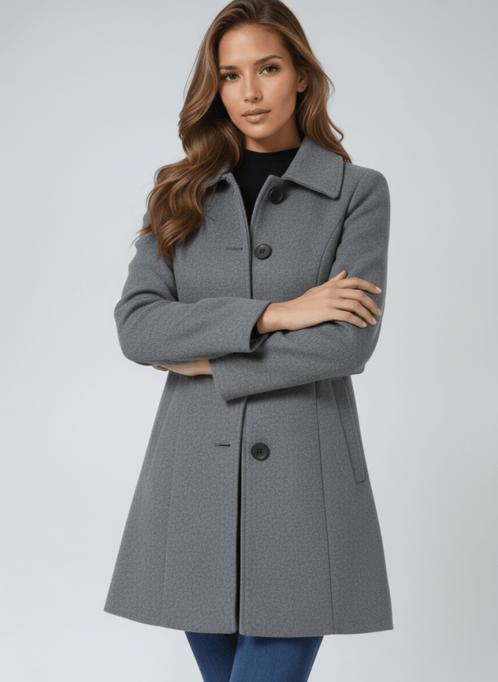 Stefenia - Cappotto Invernale Con Bottoni