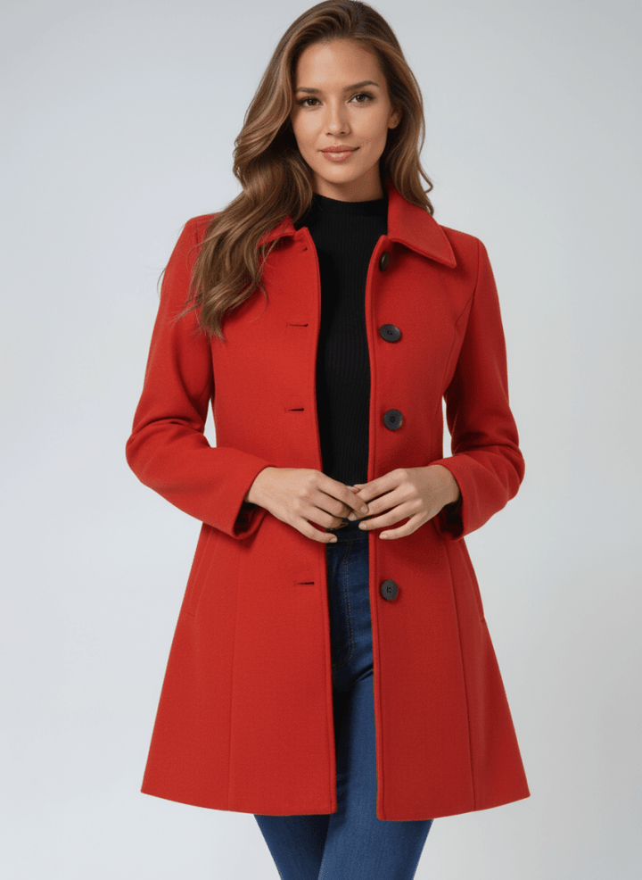 Stefenia - Cappotto Invernale Con Bottoni