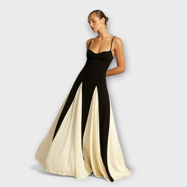 Kaethe - Elegante maxi Abito Senza Schienale