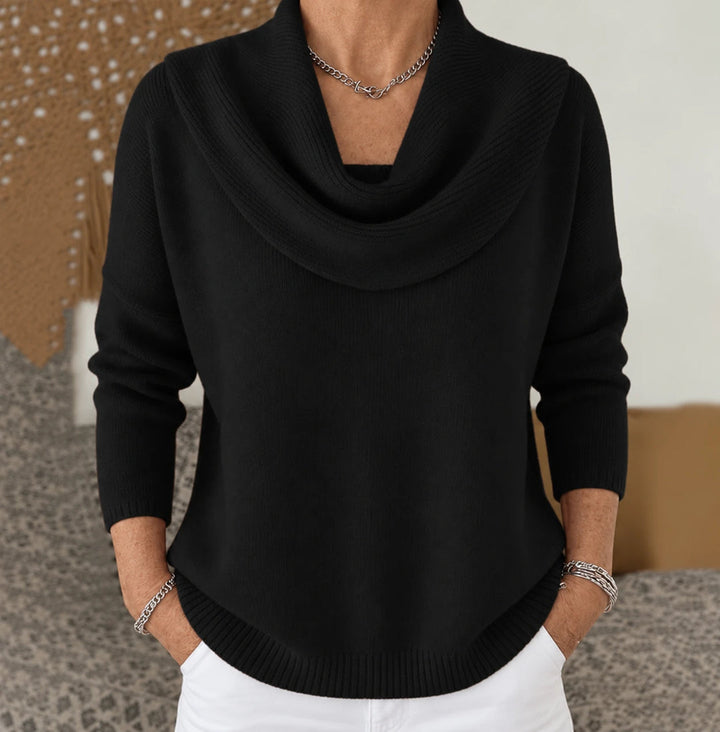 Koyce - Maglione Lavorato a Maglia a Maniche Lunghe