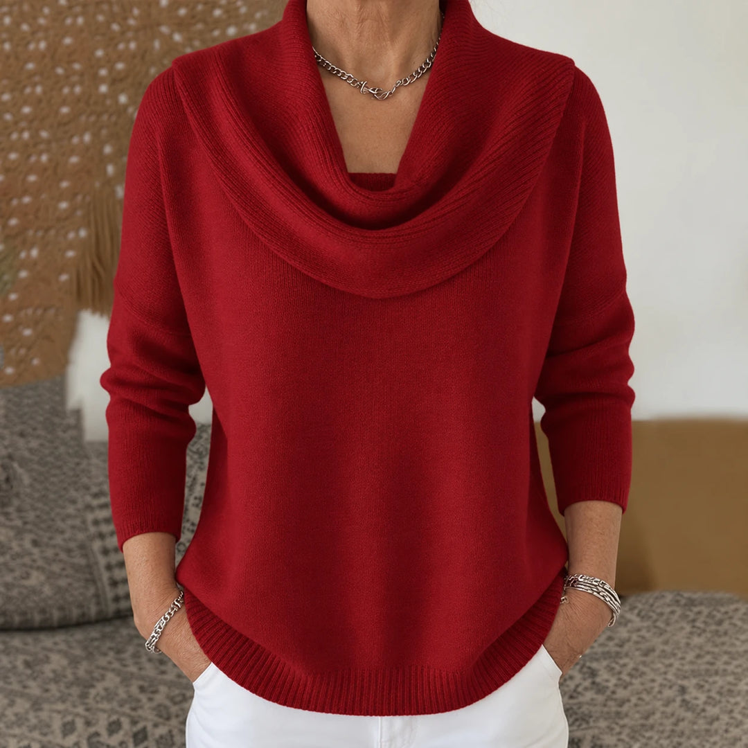 Koyce - Maglione Lavorato a Maglia a Maniche Lunghe