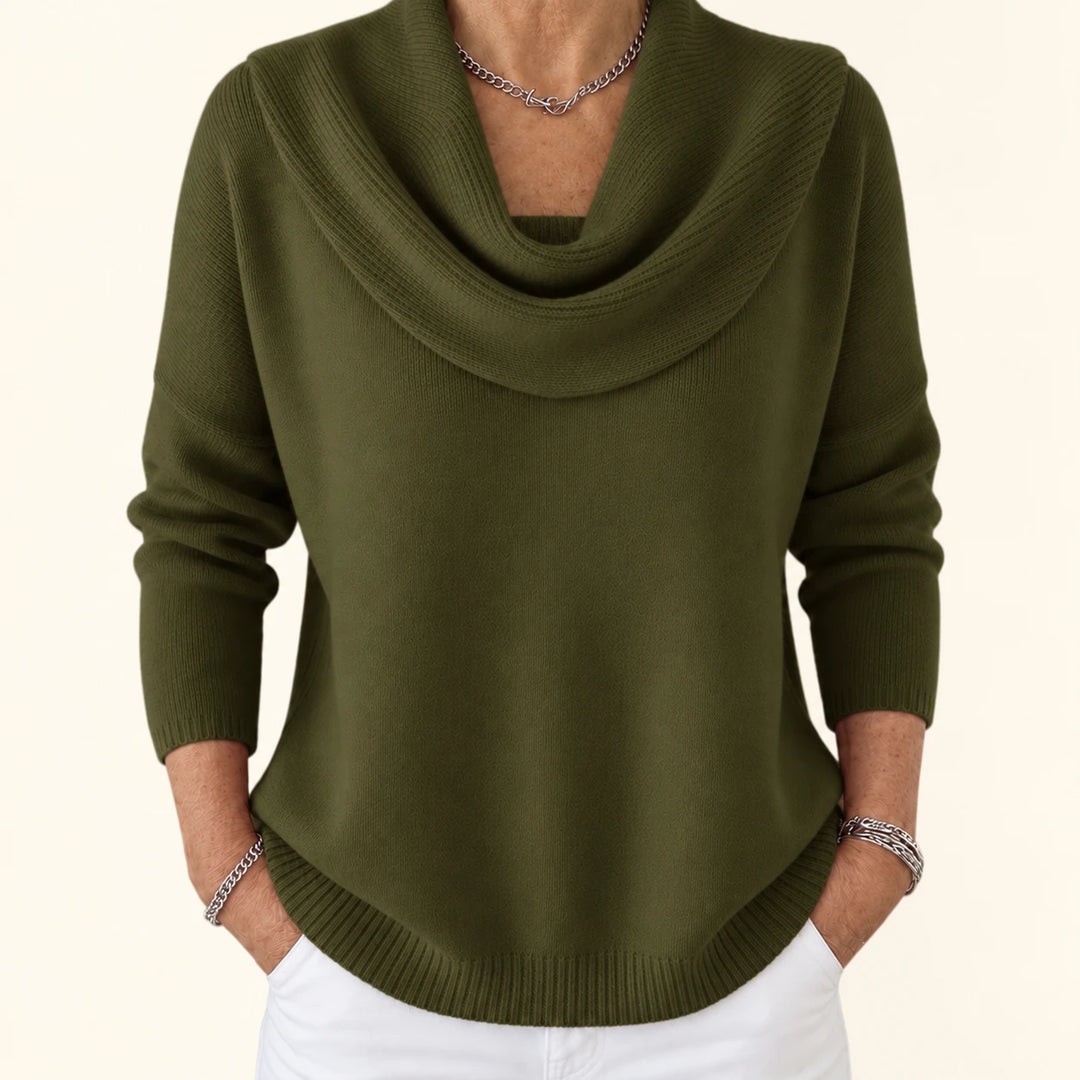 Koyce - Maglione Lavorato a Maglia a Maniche Lunghe