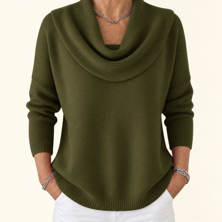 Koyce - Maglione Lavorato a Maglia a Maniche Lunghe