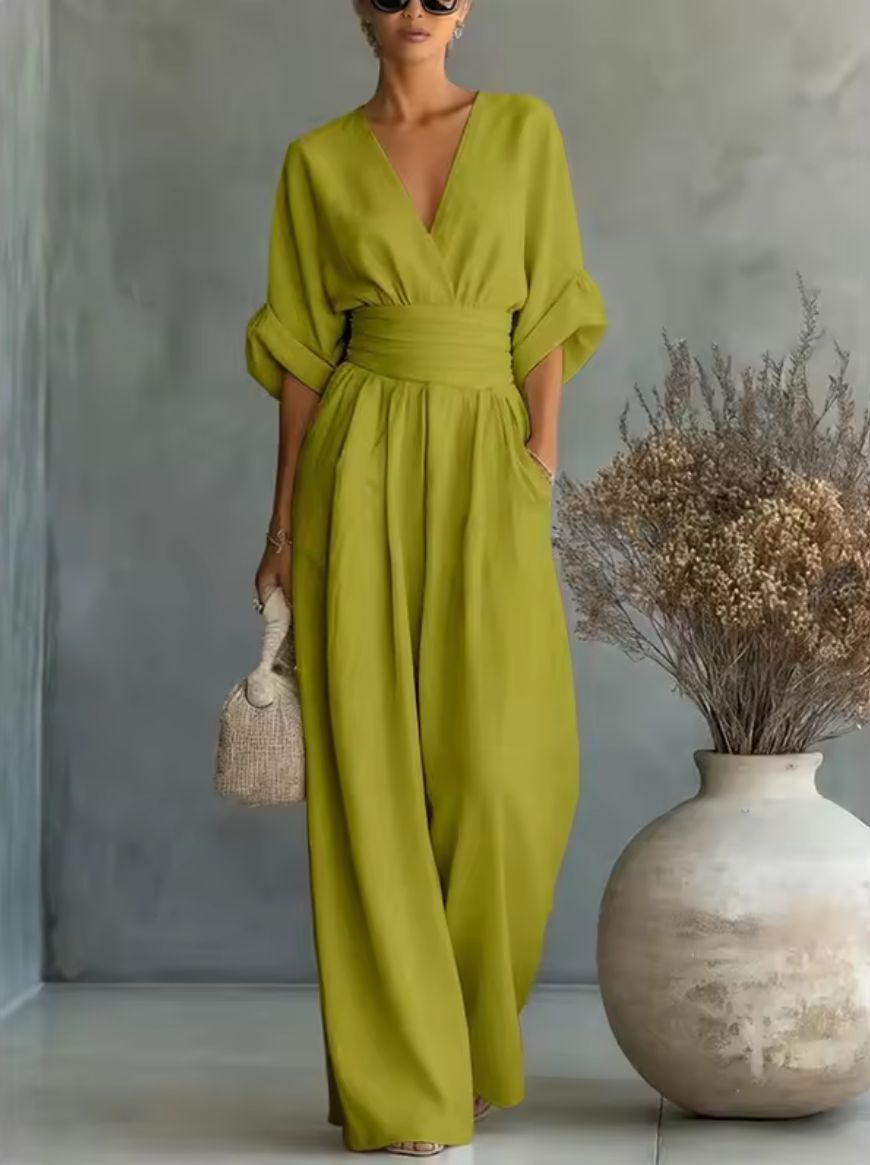 Aurore - Comoda Tuta Con Scollo a V