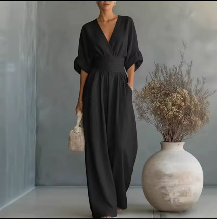 Aurore - Comoda Tuta Con Scollo a V