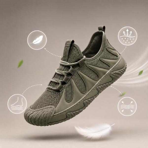 Linmark – Sneakers Con Lacci in Rete Traspirante