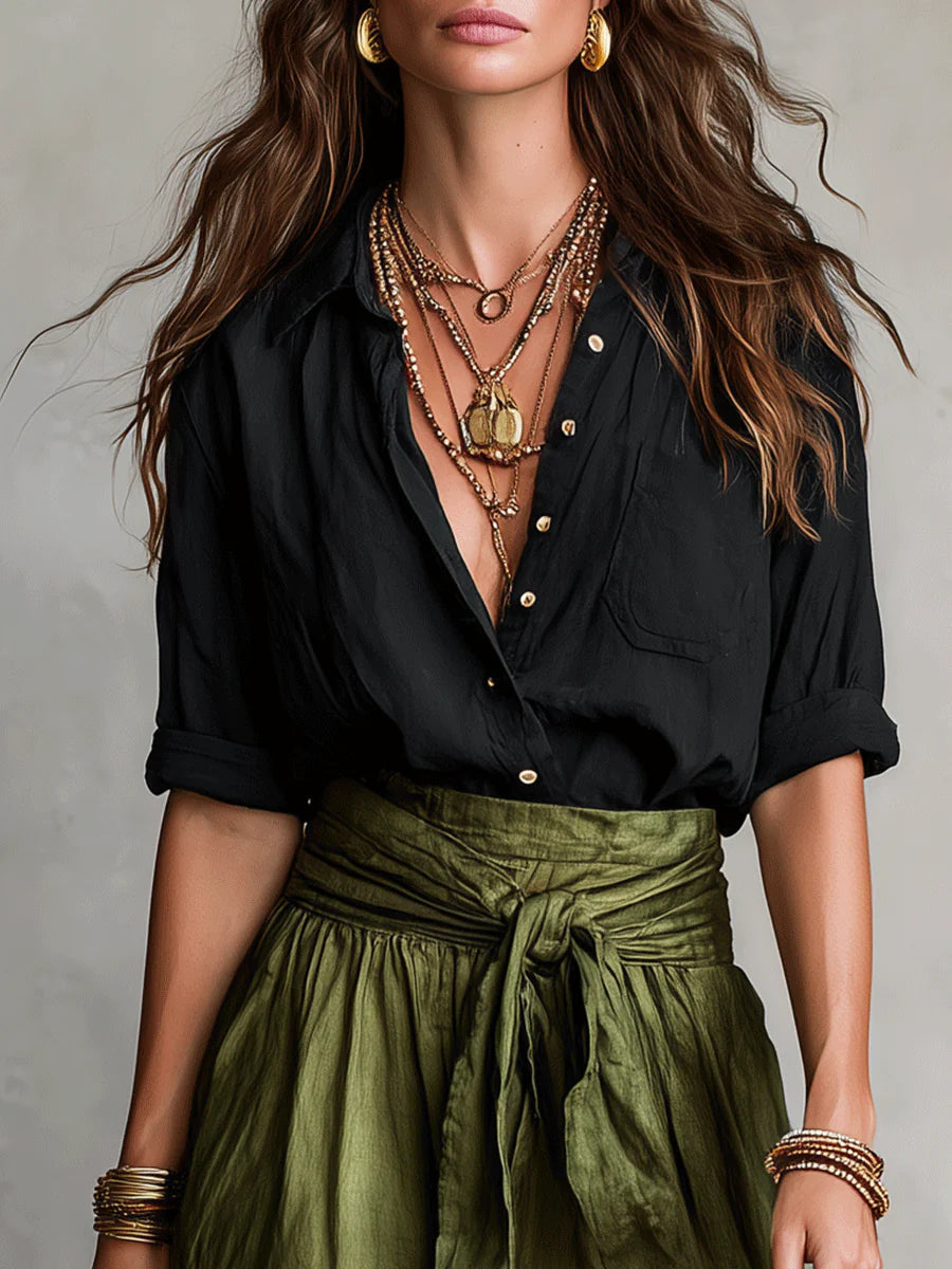 Virra - Completo Composto Da T-Camicia e Gonna Midi
