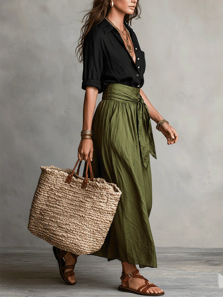 Virra - Completo Composto Da T-Camicia e Gonna Midi