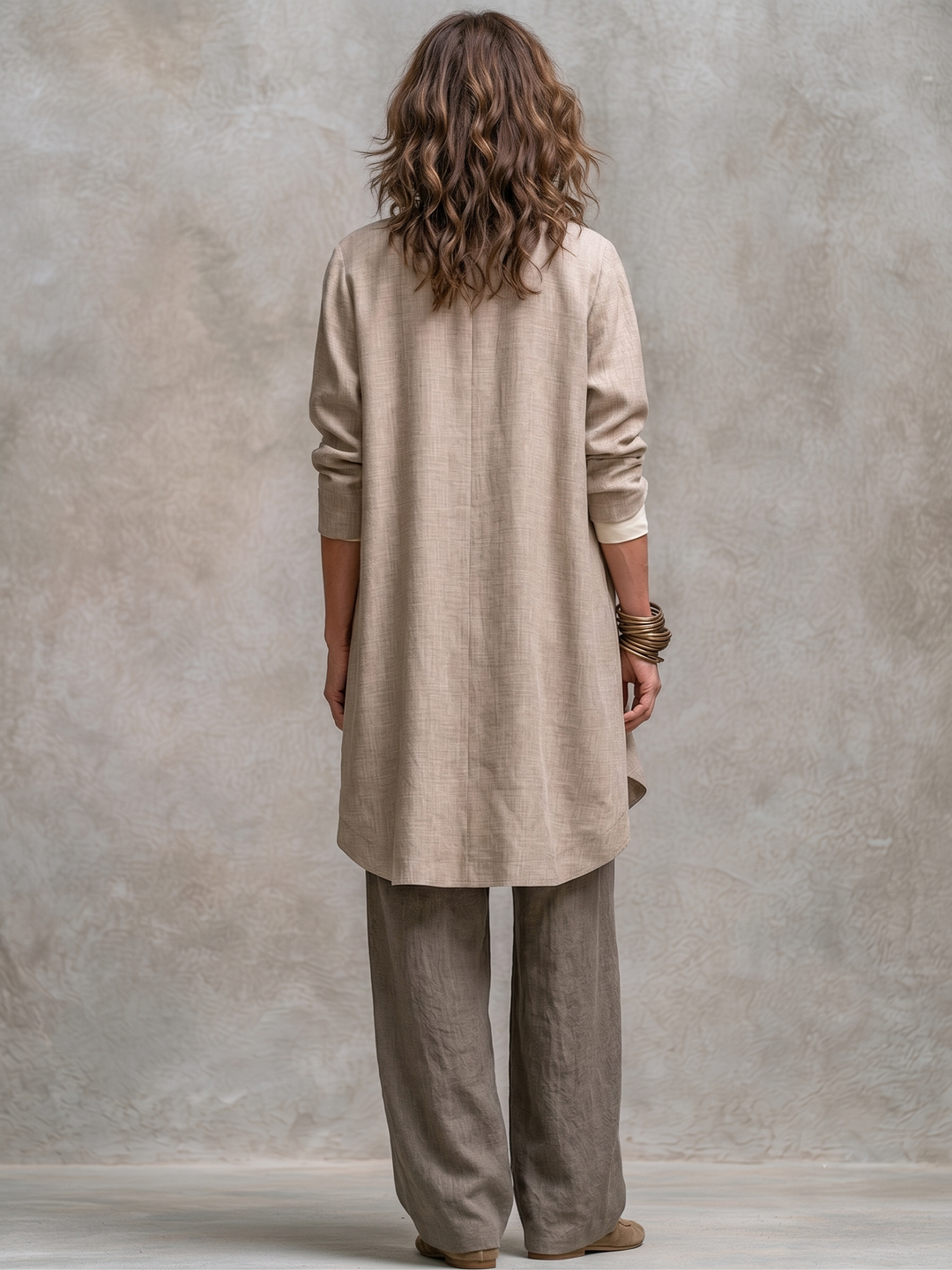 Solange - Set Da 3 Pezzi Con Davanti Aperto E Drappeggiato