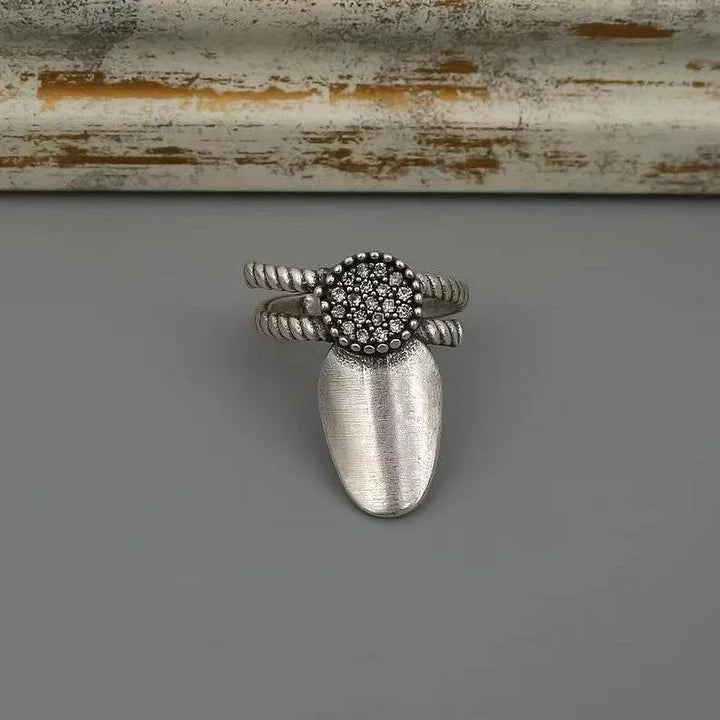 Marinan - Set di 4 Anelli Regolabili per Unghie in Stile Boho