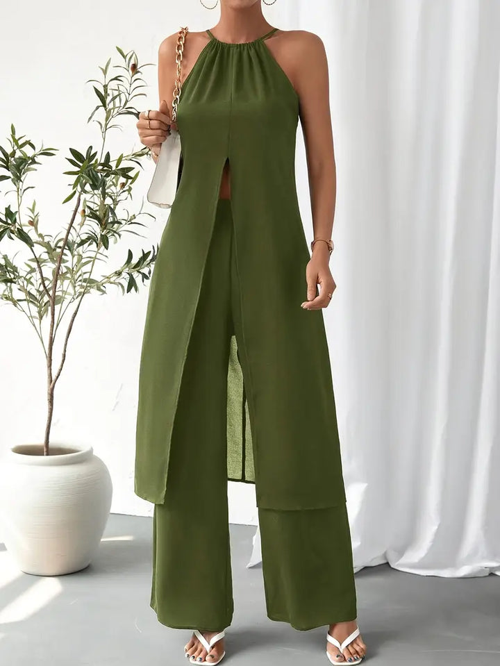 Eirini - Elegante Set Due Pezzi Senza Maniche