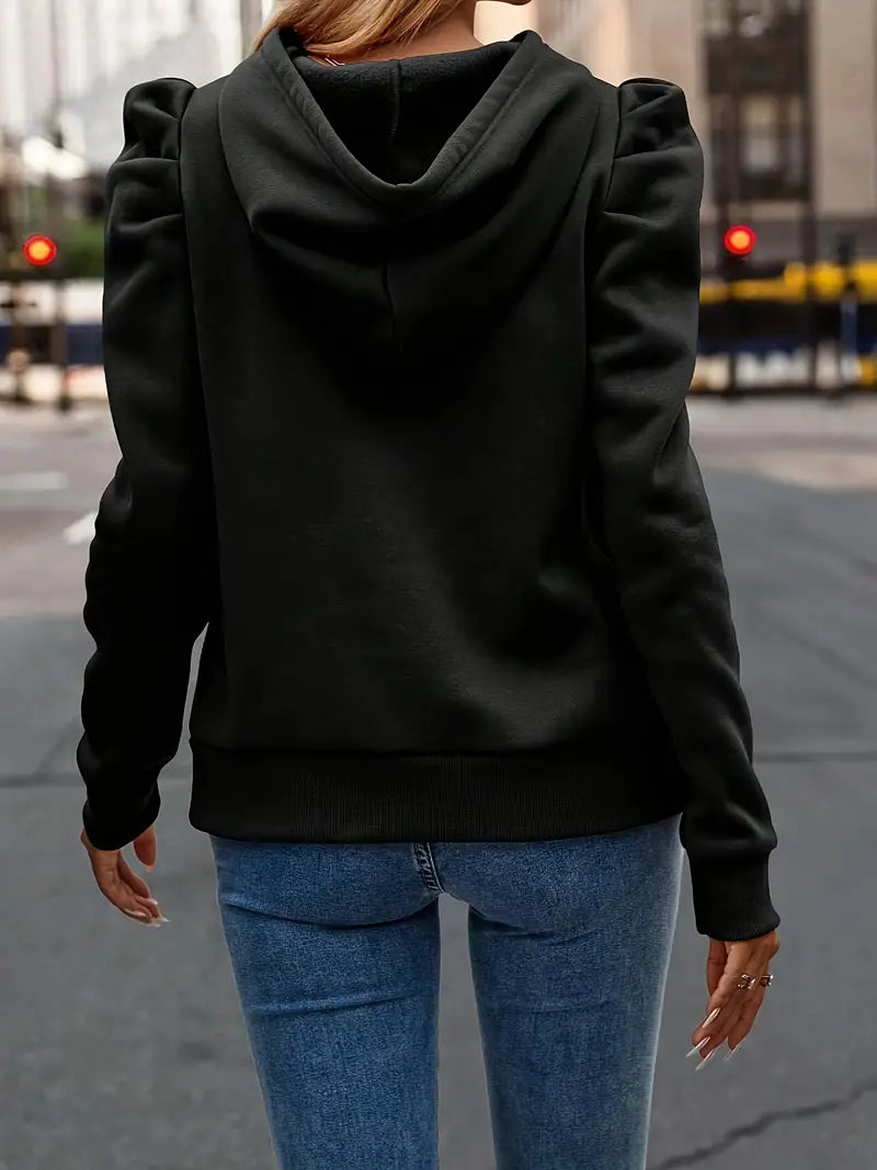 Nandita - Felpa Con Cappuccio a Maniche Lunghe Traspirante