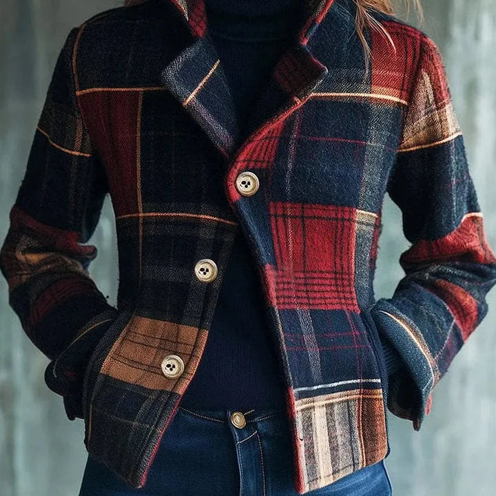 Marsai - Cappotto Corto Con Motivo Tartan