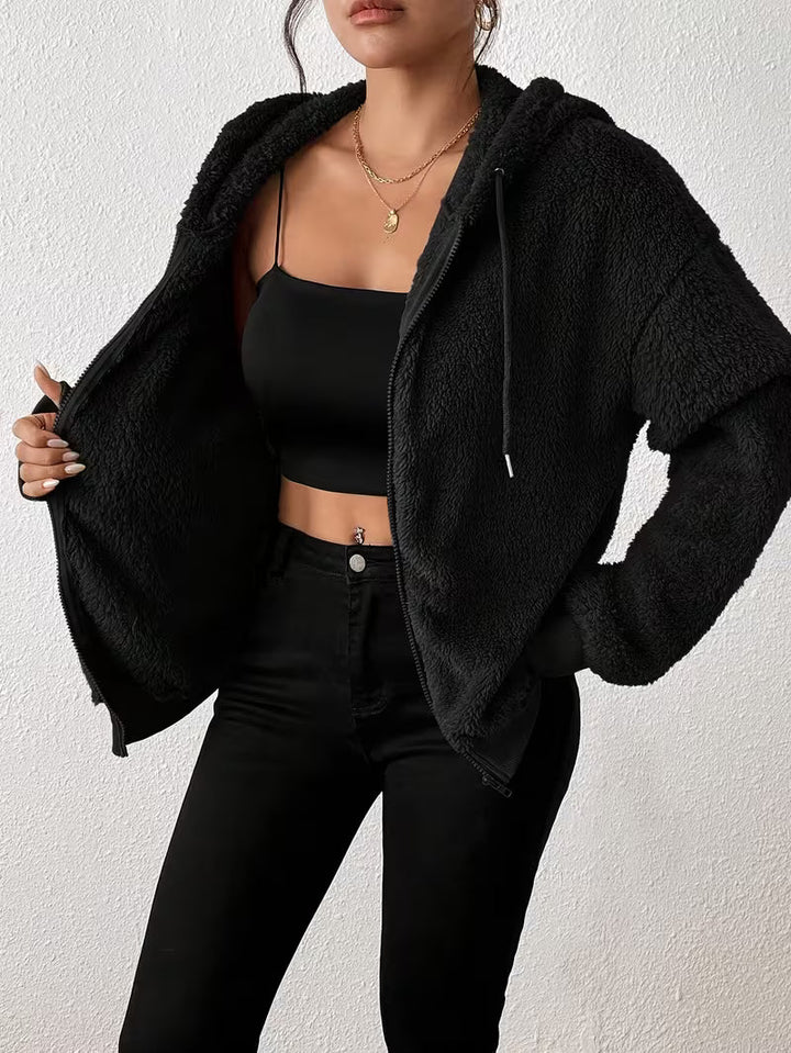 Keriana - Giacca Casual Con Cappuccio, Calda E Morbida