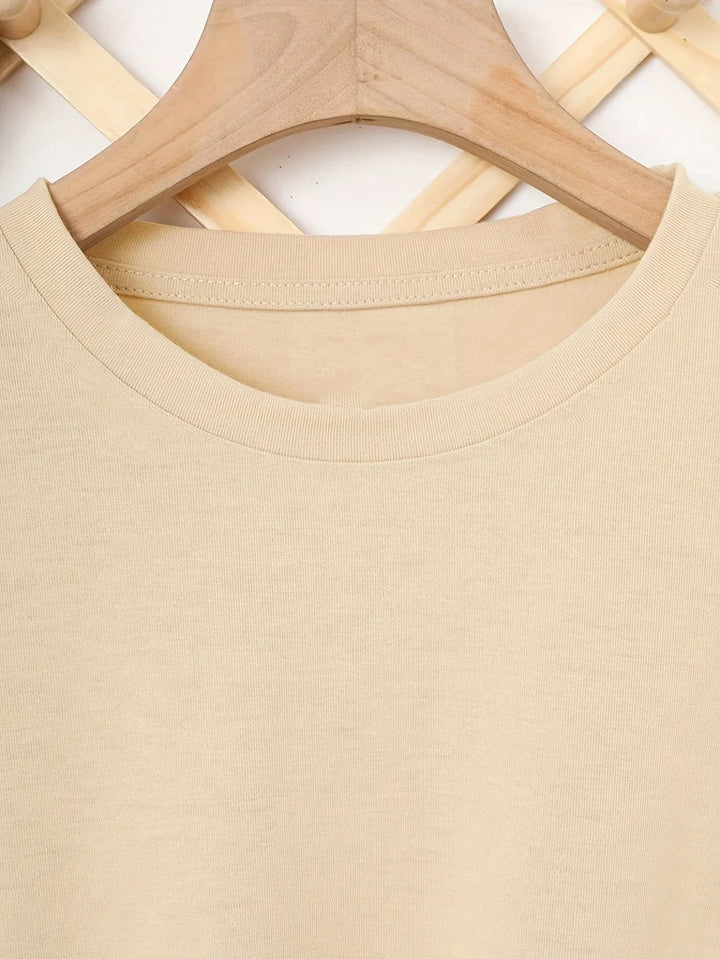 Larson - Casual Manica Corta Maglietta Con Stampa Cuore