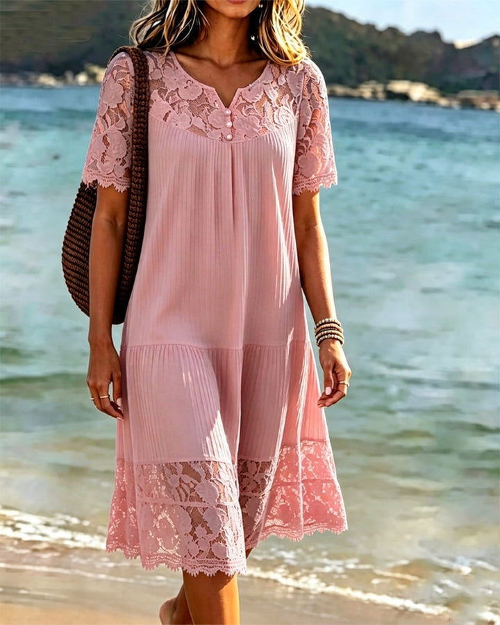 Kosana - Abito Con Ritagli in Stile Patchwork