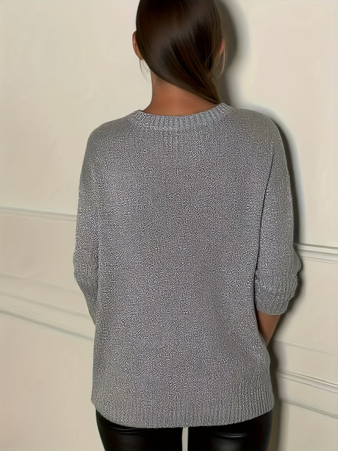 Healy - Maglione Lavorato a Maglia Con Scollo a V